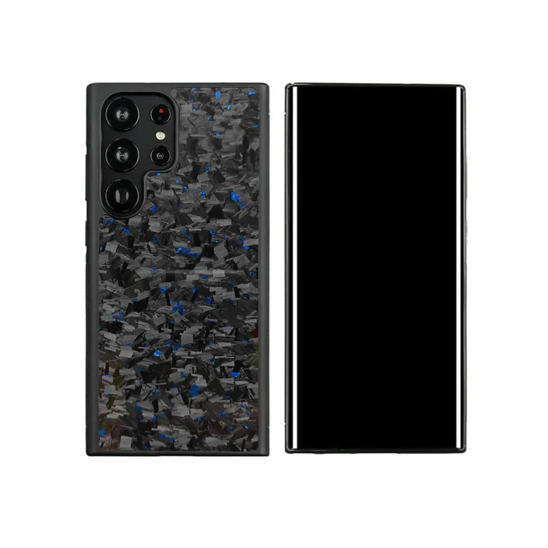 Blue Forged Carbon Fiber Samsung Galaxy With Magsafe